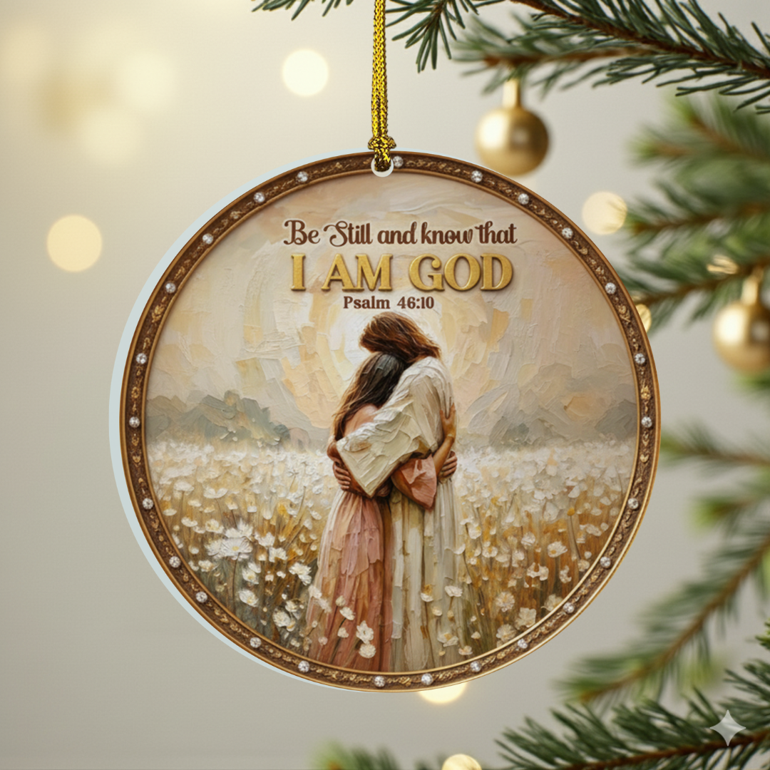 Be Still and Know that I Am God Ornament