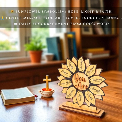 God Says You Are Wood Plaque