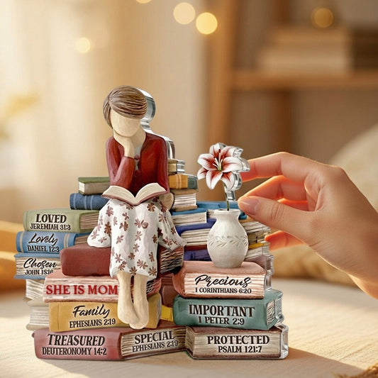 She Is Mom - Personalized  Acrylic Plaque