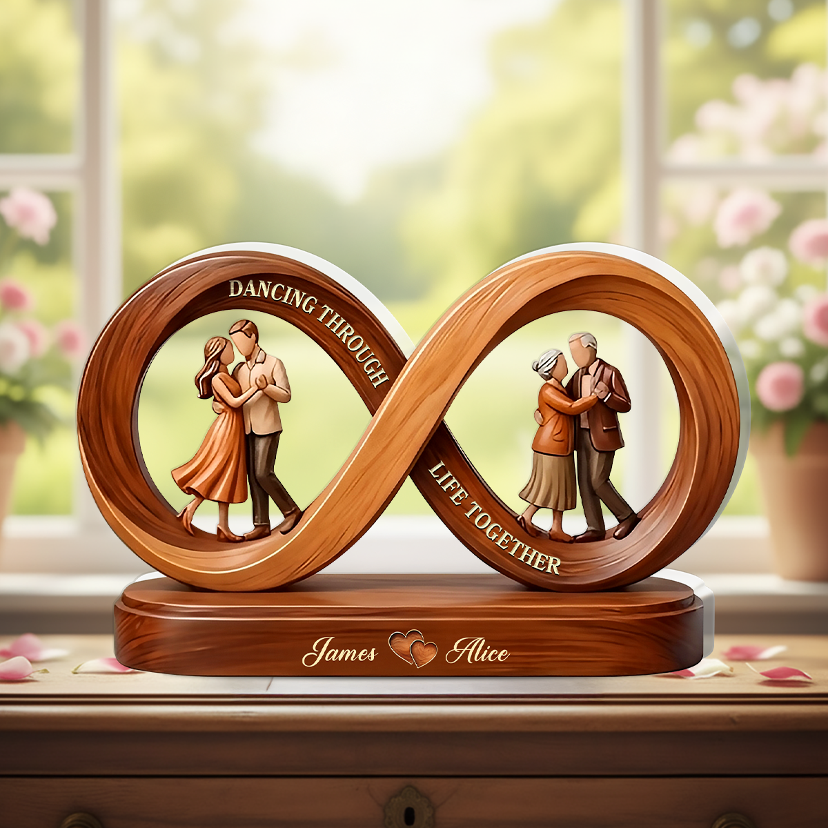 Dancing Through Life Together - Personalized Acrylic Plaque