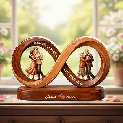 Dancing Through Life Together - Personalized Acrylic Plaque