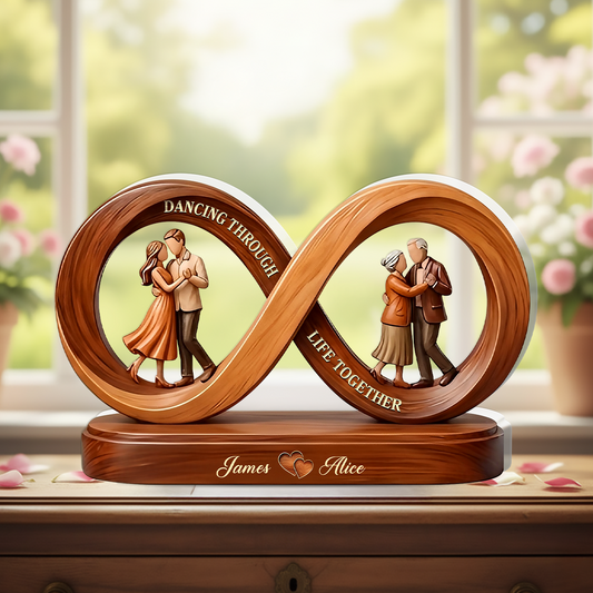 Dancing Through Life Together - Personalized Acrylic Plaque