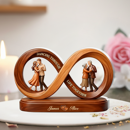 Dancing Through Life Together - Personalized Acrylic Plaque