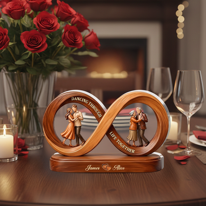 Dancing Through Life Together - Personalized Acrylic Plaque