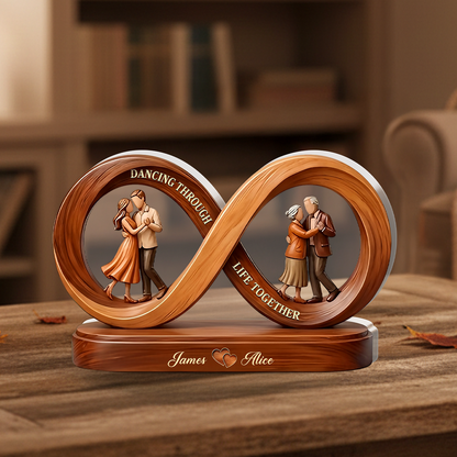 Dancing Through Life Together - Personalized Acrylic Plaque
