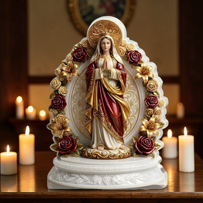 Our Lady of Grace Statue - Acrylic Plaque