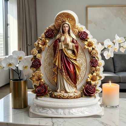 Our Lady of Grace Statue - Acrylic Plaque