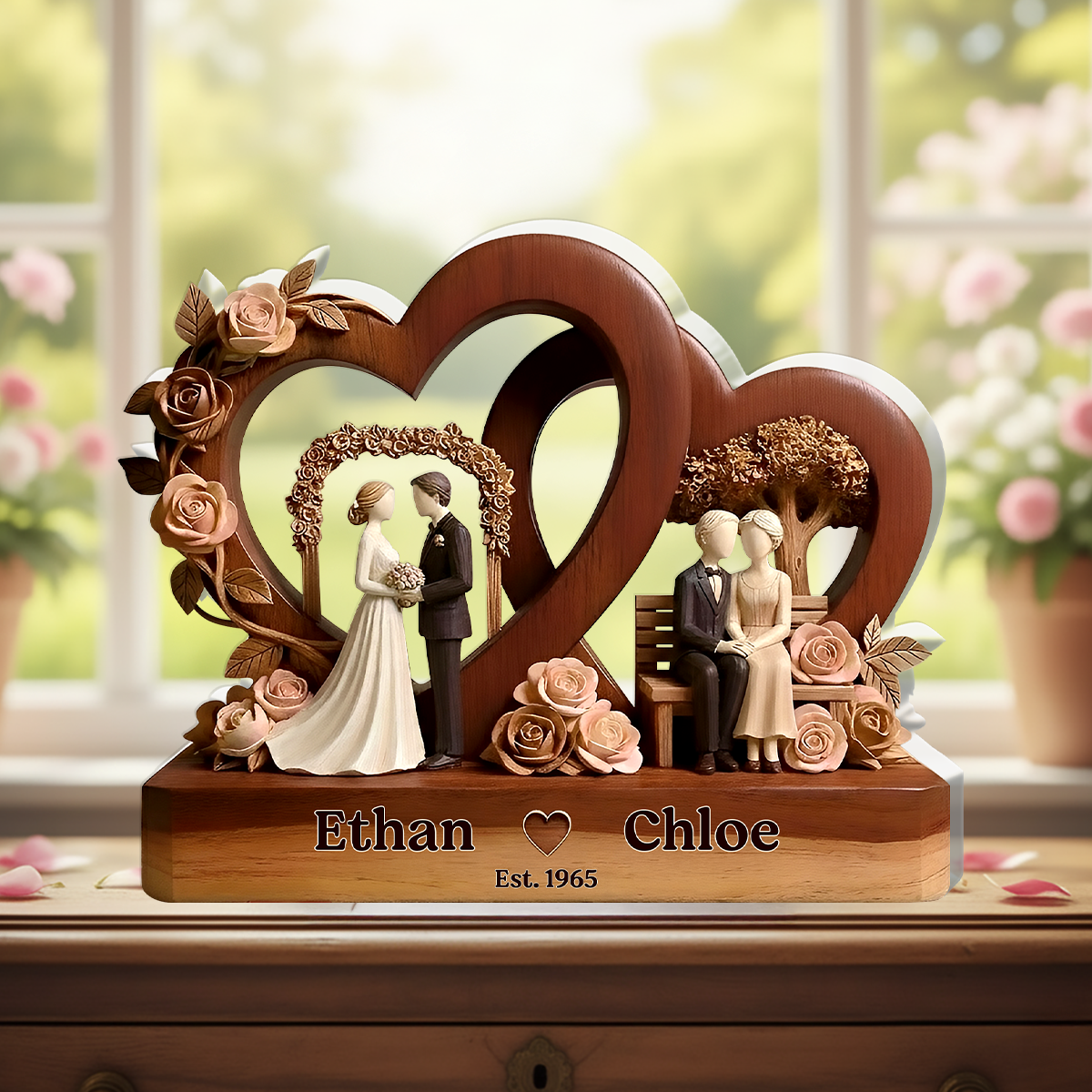 A Journey of Love - Personalized Acrylic Plaque