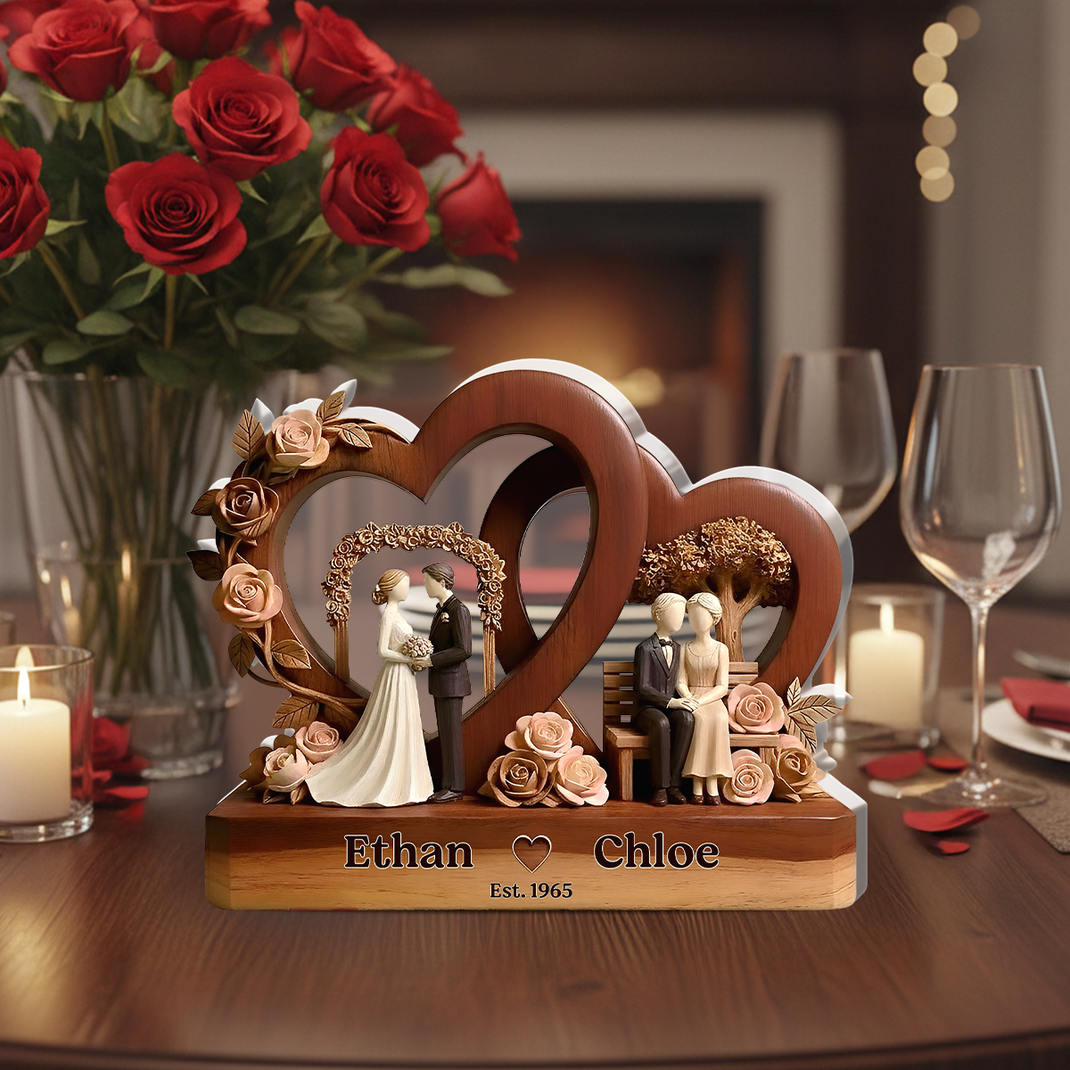 A Journey of Love - Personalized Acrylic Plaque