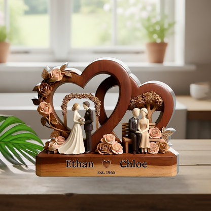 A Journey of Love - Personalized Acrylic Plaque