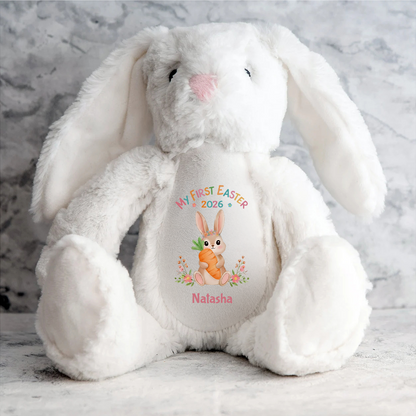 My Frist Easter 2026 - Personalized Stuffed Bunny
