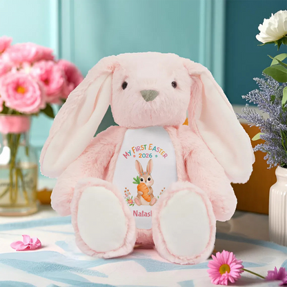 My Frist Easter 2026 - Personalized Stuffed Bunny