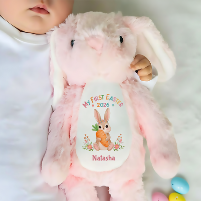 My Frist Easter 2026 - Personalized Stuffed Bunny