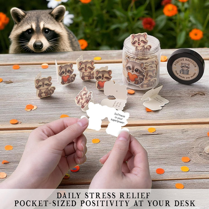 Positive Raccoon Jar