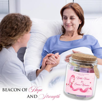 Bible Jar for Cancer Warrior, Cancer Care Gifts for Women, Cancer Gifts for Women, Breast Cancer Gifts, Cancer Comfort Gifts