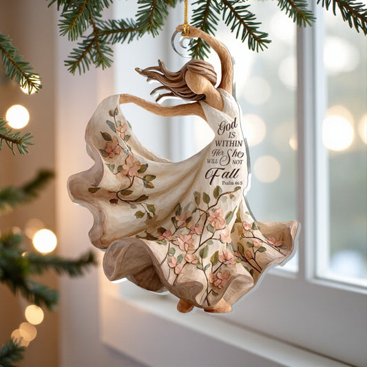 God Is Within Her She Will Not Fall Ornament
