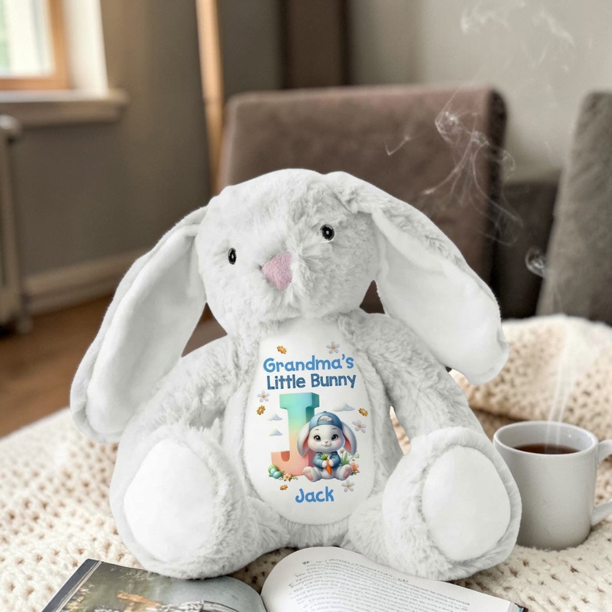 Grandma’s Little Bunny - Personalized Stuffed Bunny