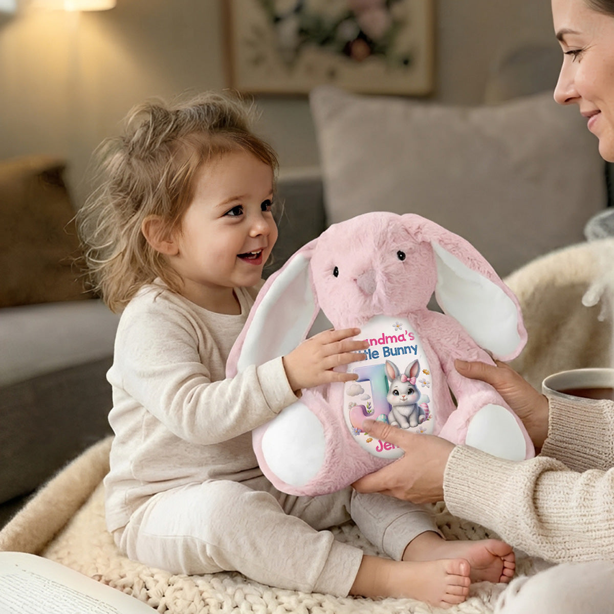 Grandma’s Little Bunny - Personalized Stuffed Bunny