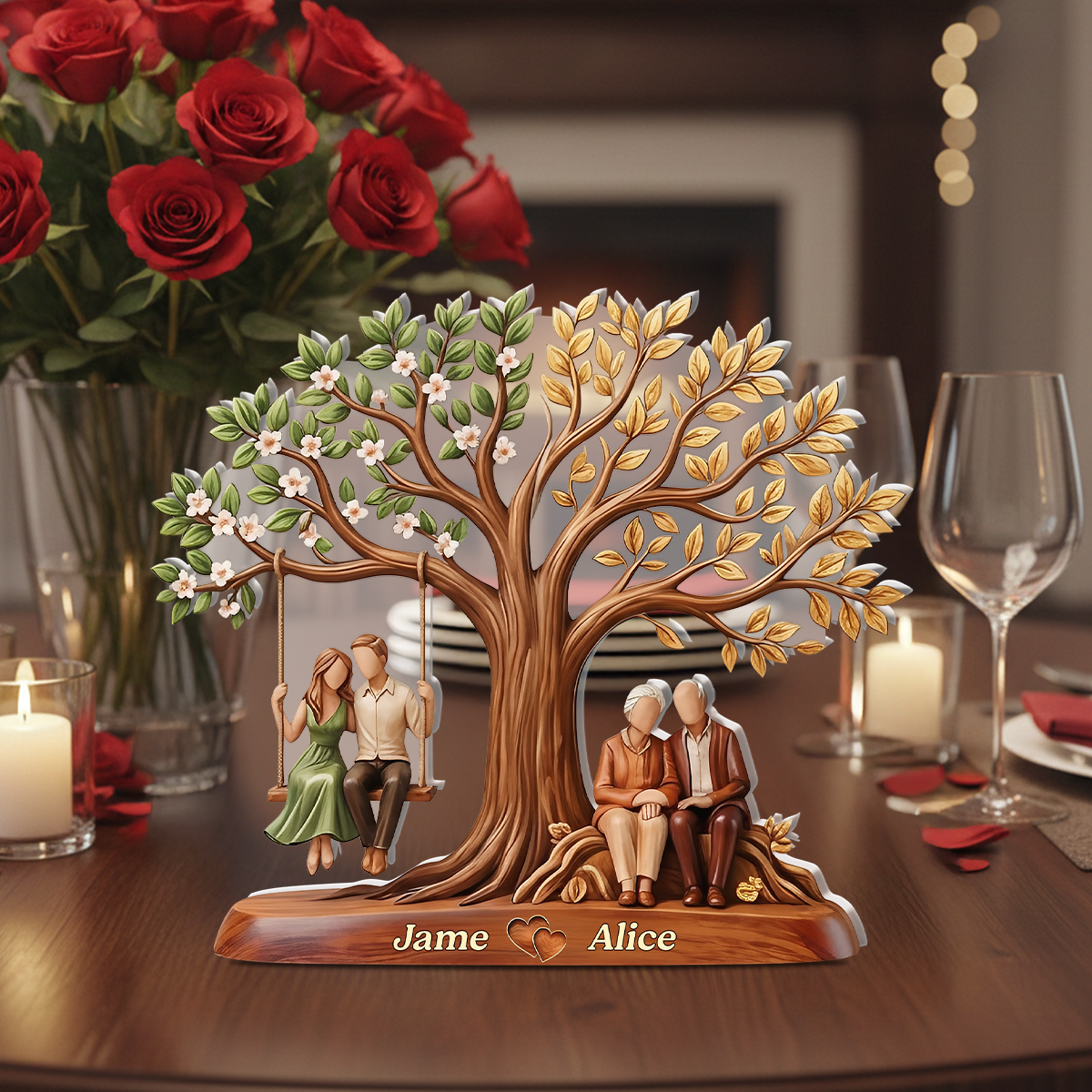 Our Love Story - Personalized Acrylic Plaque