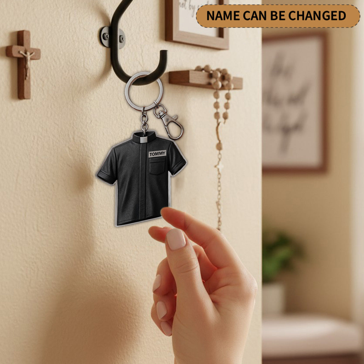 Blessed Messenger - Personalized  Keychain
