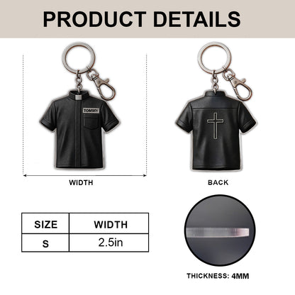 Blessed Messenger - Personalized  Keychain