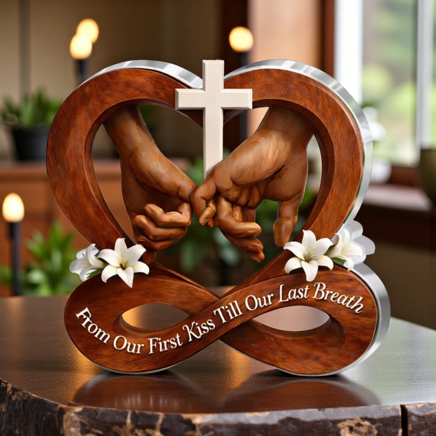 From Our First Kiss Till Our Last Breath - Acrylic Plaque