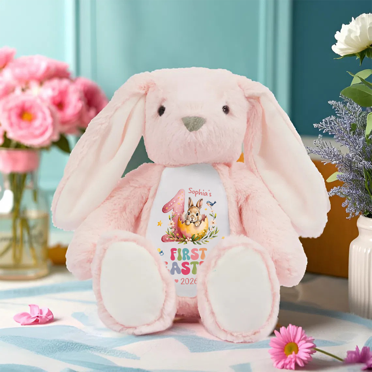 First Easter 2026 - Personalized Stuffed Bunny