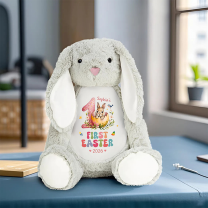 First Easter 2026 - Personalized Stuffed Bunny