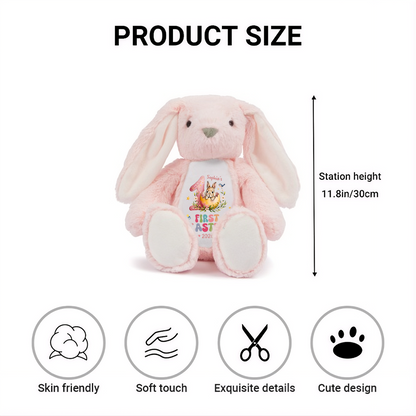 First Easter 2026 - Personalized Stuffed Bunny