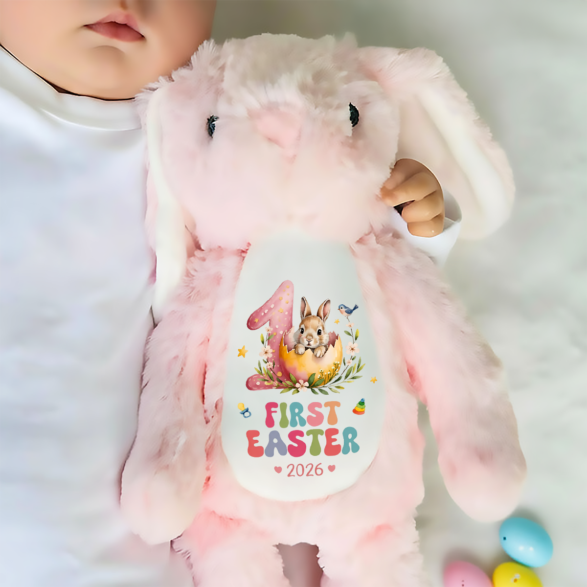 First Easter 2026 - Personalized Stuffed Bunny