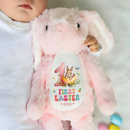 First Easter 2026 - Personalized Stuffed Bunny