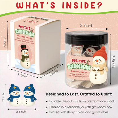 Positive Snowman Jar