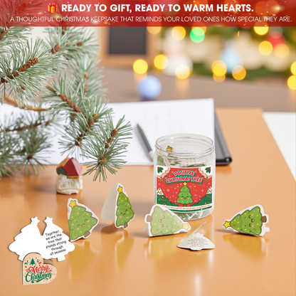 Positive Christmas Tree Jar