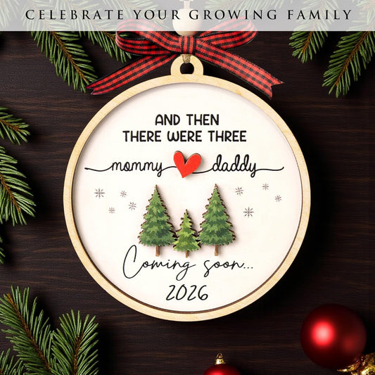 Expecting Baby Ornament 2026, Pregnancy Announcement for Husband Grandparents Family Aunt, Gifts for Expecting Parents Expecting Parents to Be Unique Gifts 2026