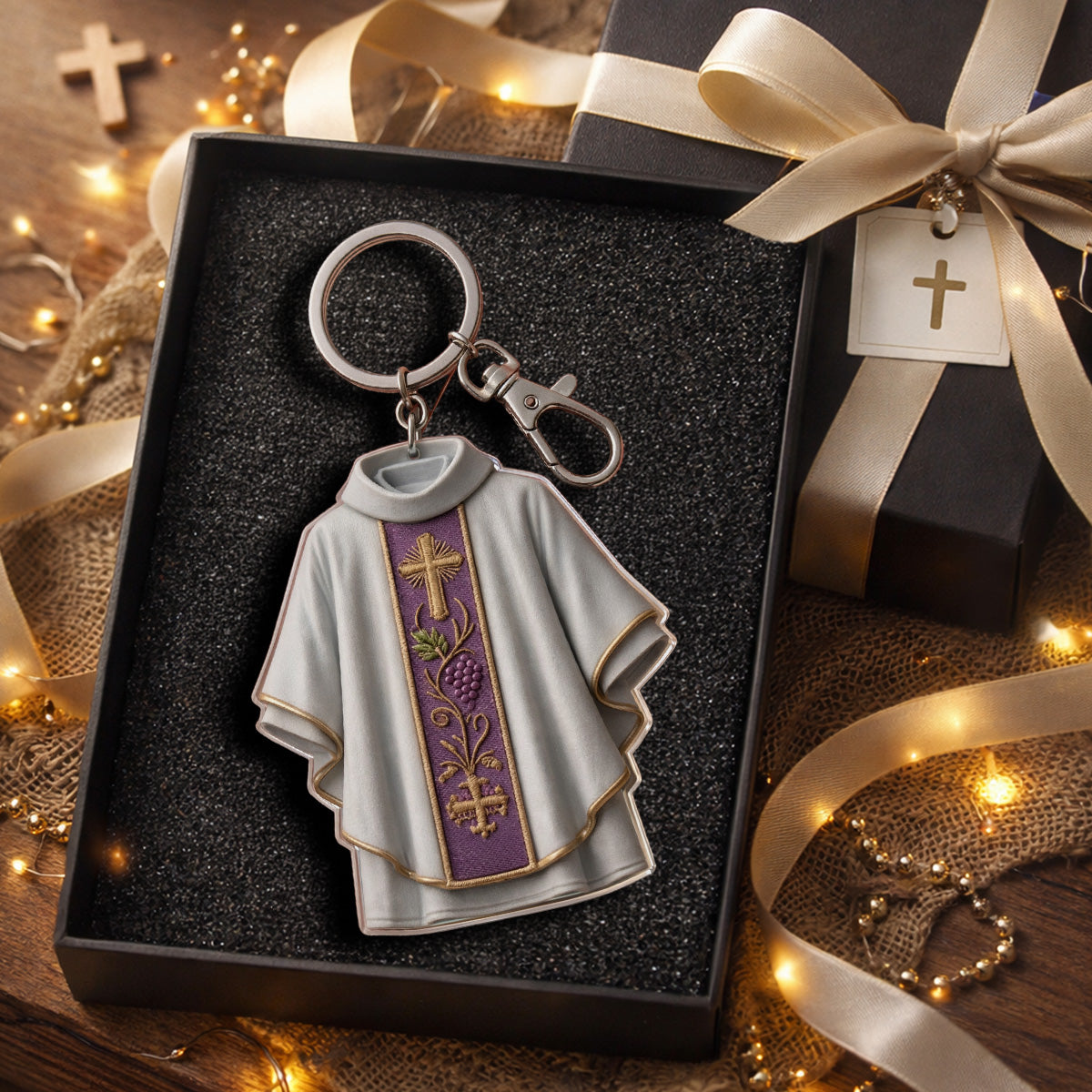 Blessed Messenger - Personalized Keychain