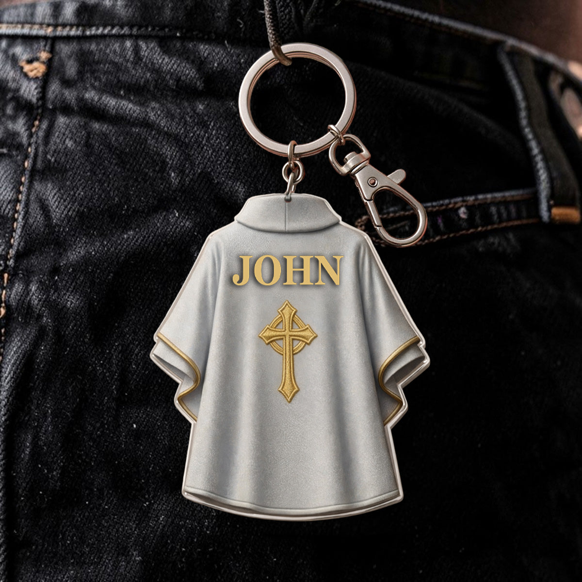 Blessed Messenger - Personalized Keychain