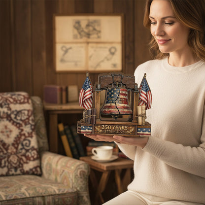250 Years Of Freedom - Wooden Block