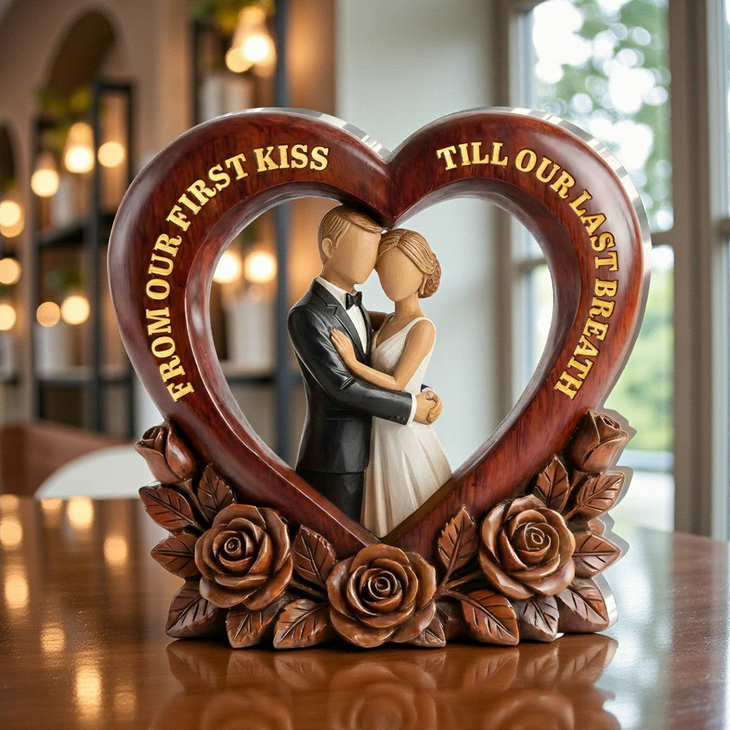 From Our First Kiss Till Our Last Breath - Acrylic Plaque