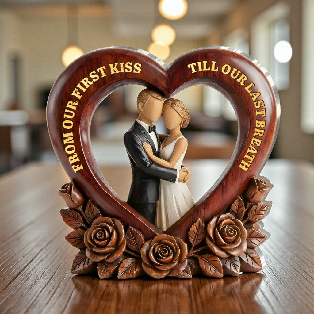 From Our First Kiss Till Our Last Breath - Acrylic Plaque