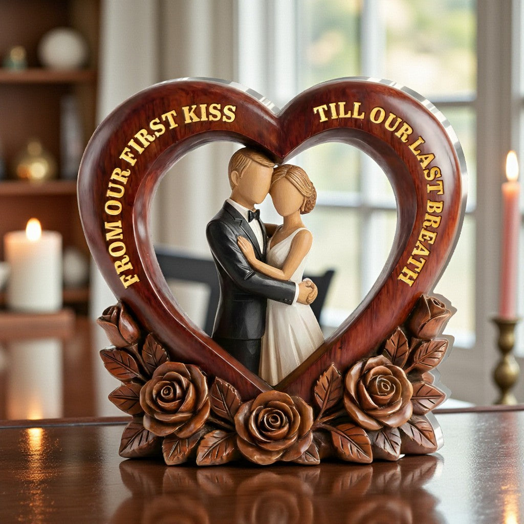 From Our First Kiss Till Our Last Breath - Acrylic Plaque