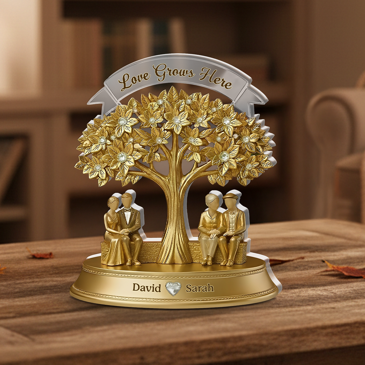 Love Grows Here - Personalized Acrylic Plaque