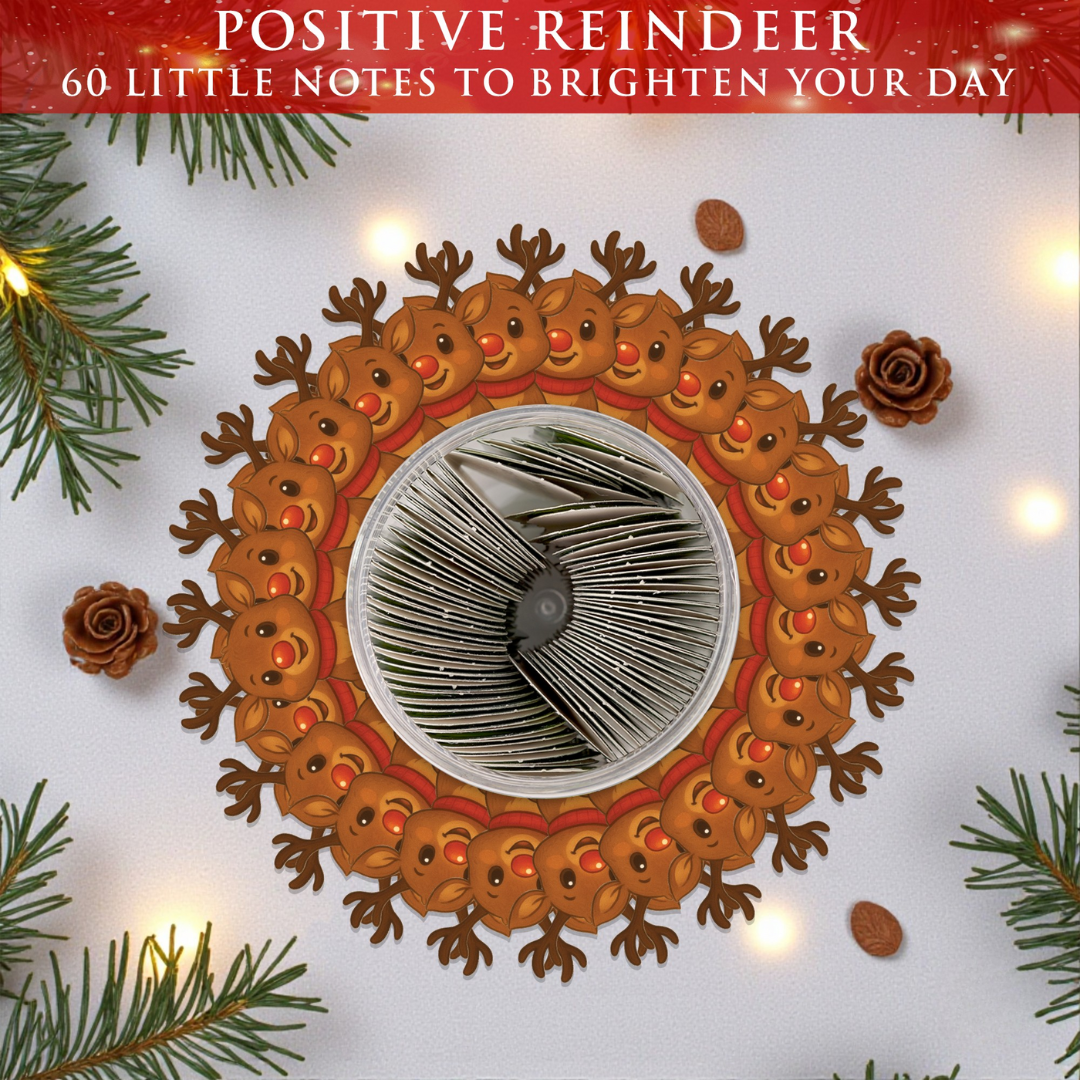 Positive Reindeer Jar