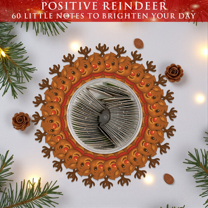 Positive Reindeer Jar