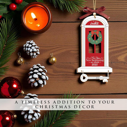 New Home Ornament 2025 – Our First Home Ornament, New House 1St Christmas 2 Layers Ornaments, First Christmas in Our New Home 2025,Housewarming Gifts, Xmas Tree Hanging Newlywed Ornaments