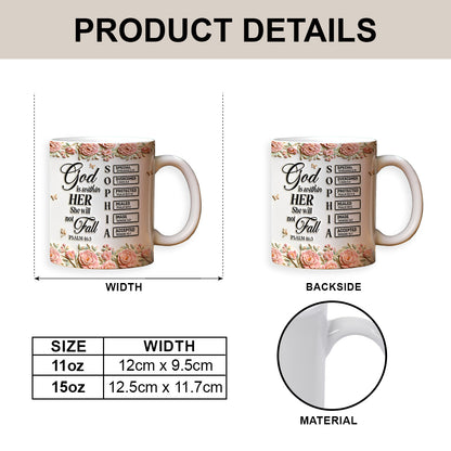 God Is Within Her - Personalized Ceramic Mug
