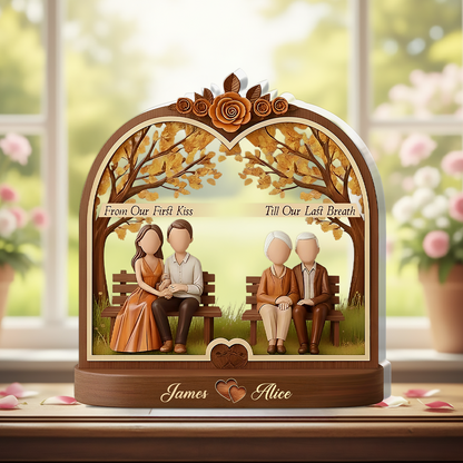 A Story of Love -  Personalized Acrylic Plaque