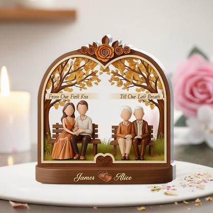 A Story of Love -  Personalized Acrylic Plaque
