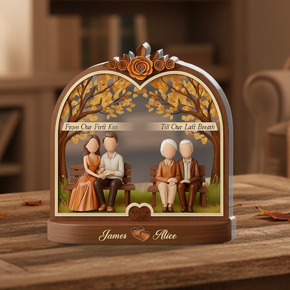 A Story of Love -  Personalized Acrylic Plaque