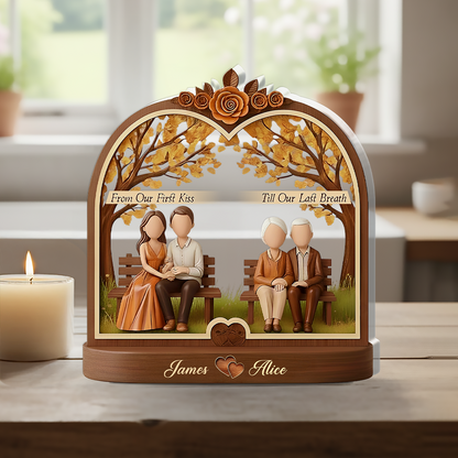 A Story of Love -  Personalized Acrylic Plaque