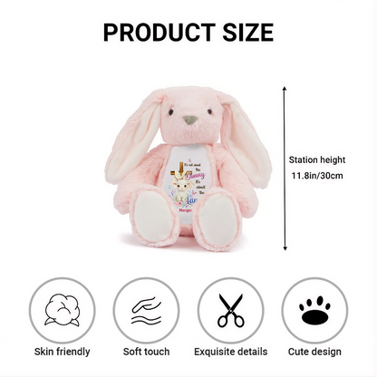 It's About The Lamb - Personalized Stuffed Bunny